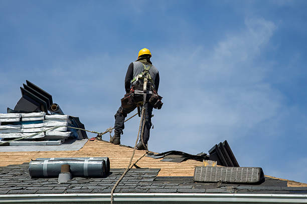 Professional Roofing technician working in Holicong, PA